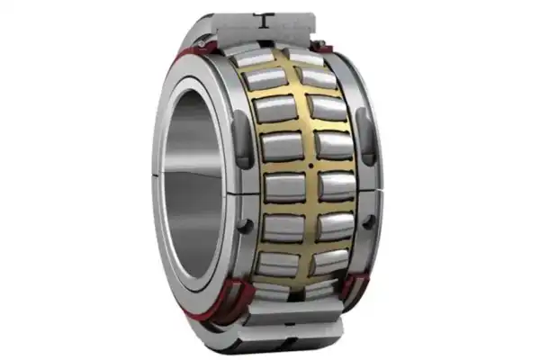 Why are spherical roller bearings chosen for wind turbine gearboxes?
